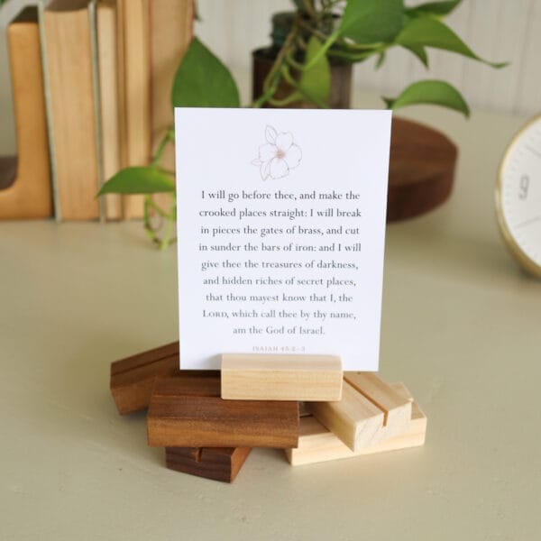 Card Stand - Hand Crafted - Image 2