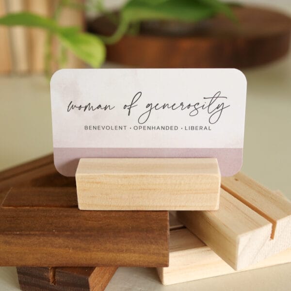 Card Stand - Hand Crafted - Image 3