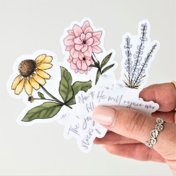 Flower Stickers - 3