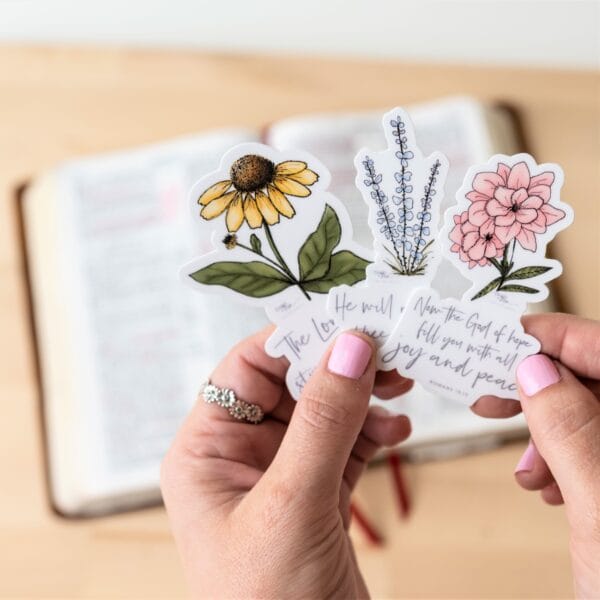 Flower Stickers - 3 - Image 5