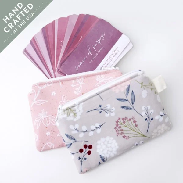Purpose Cards & Fabric Purse Holders