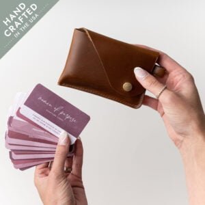 Purpose Cards & Leather Set