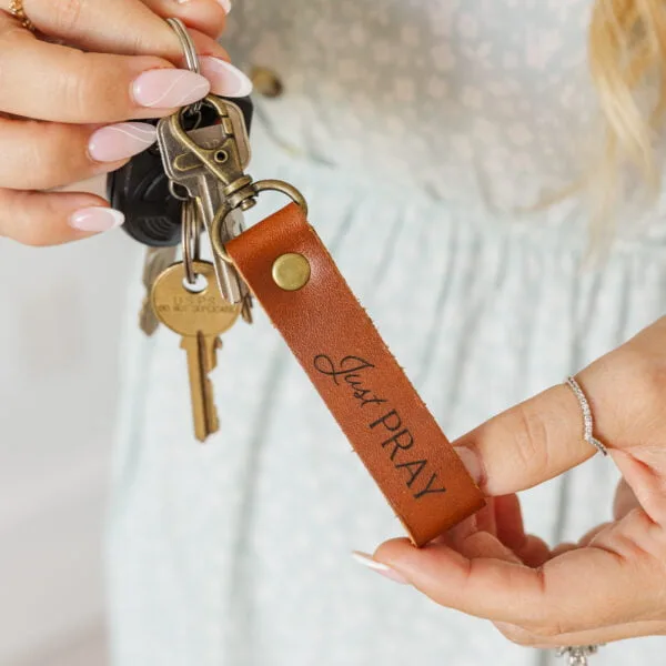 Top Grain Leather Key Chain - Image 8
