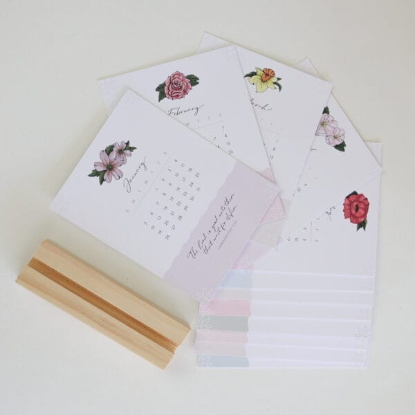 2026 Calendar Cards & Stand - Image 5