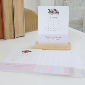 2026 Calendar Cards & Stand