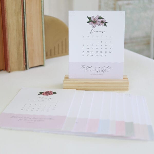 2026 Calendar Cards & Stand
