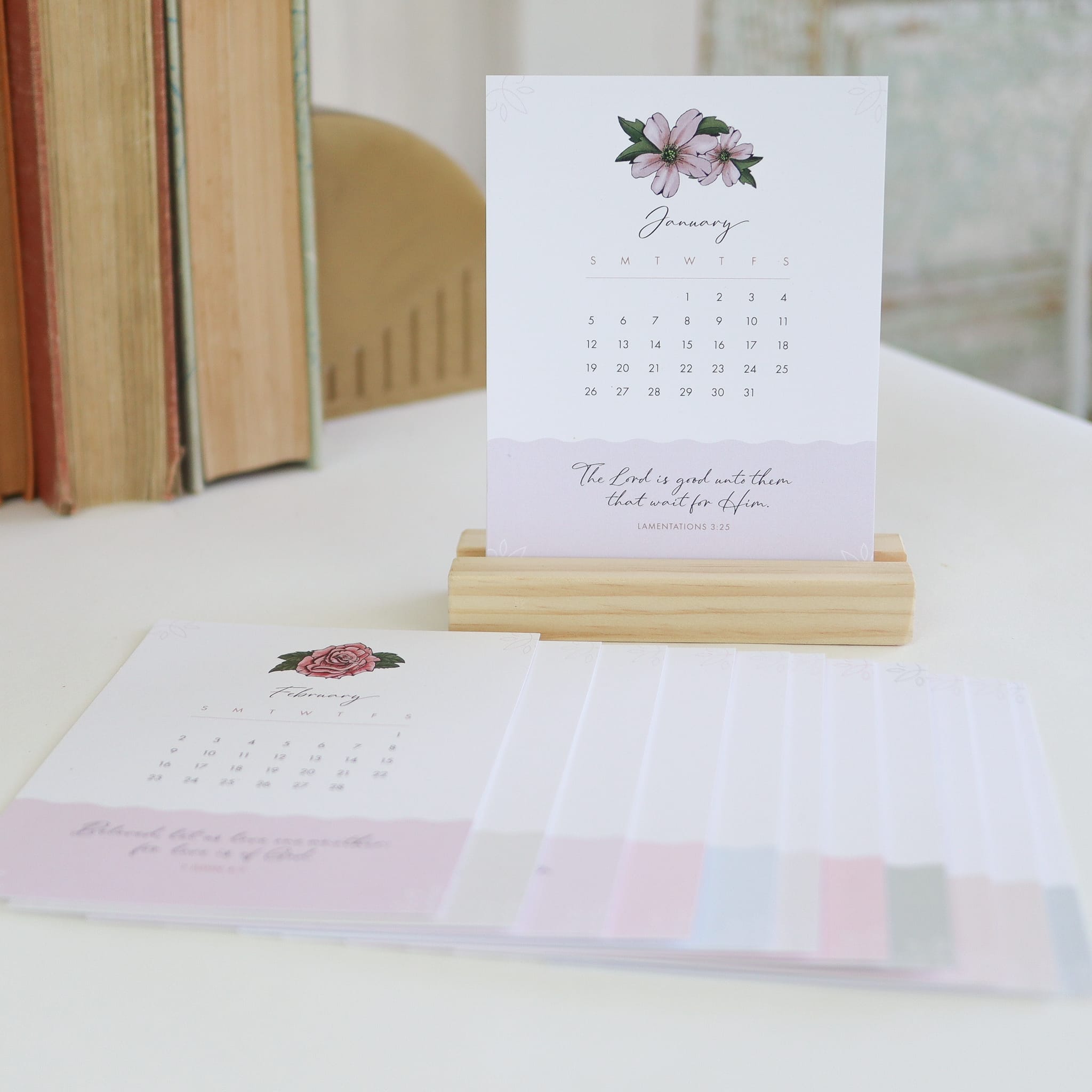 2026 Calendar Cards & Stand