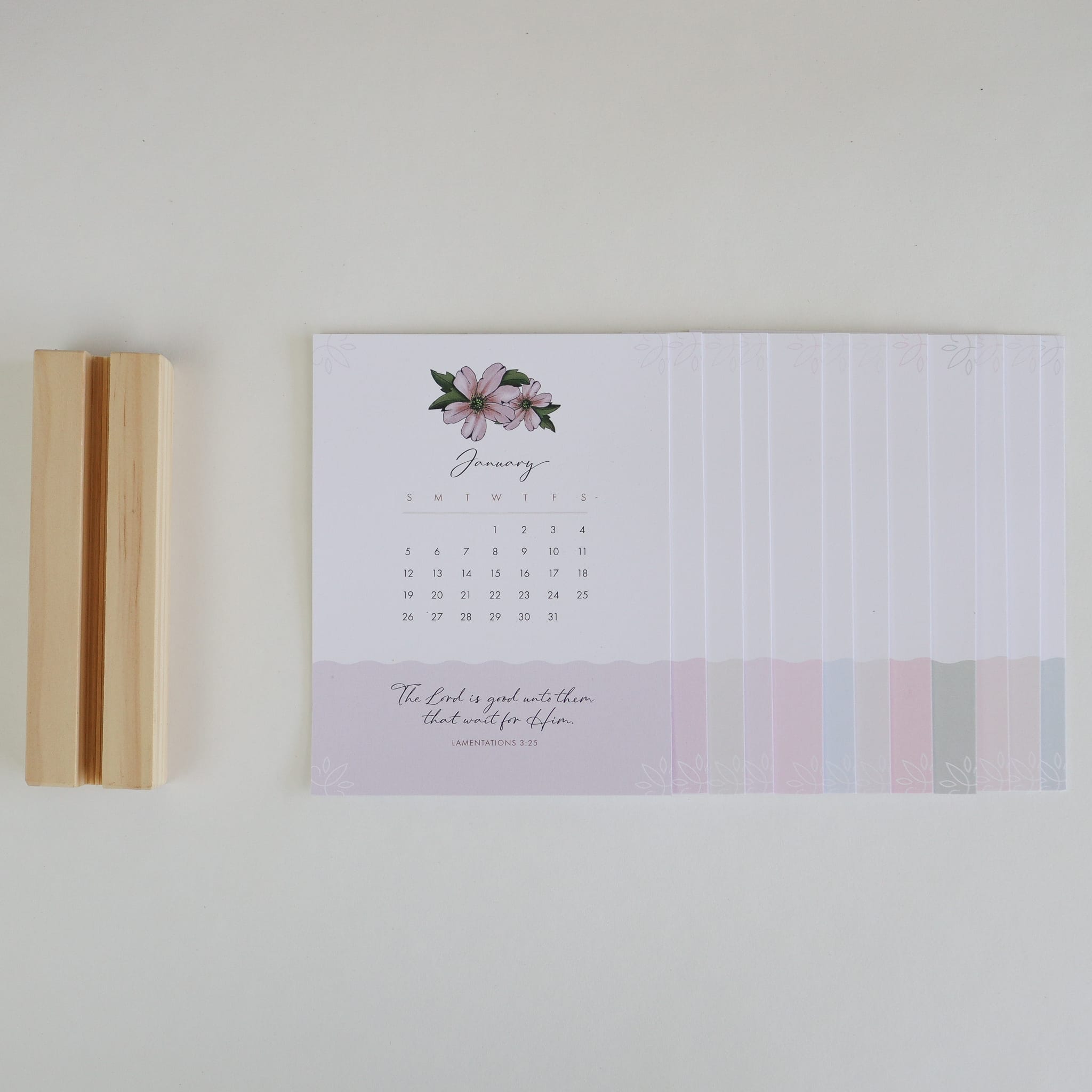 2026 Calendar Cards & Stand - Image 4