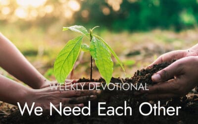 We Need Each Other