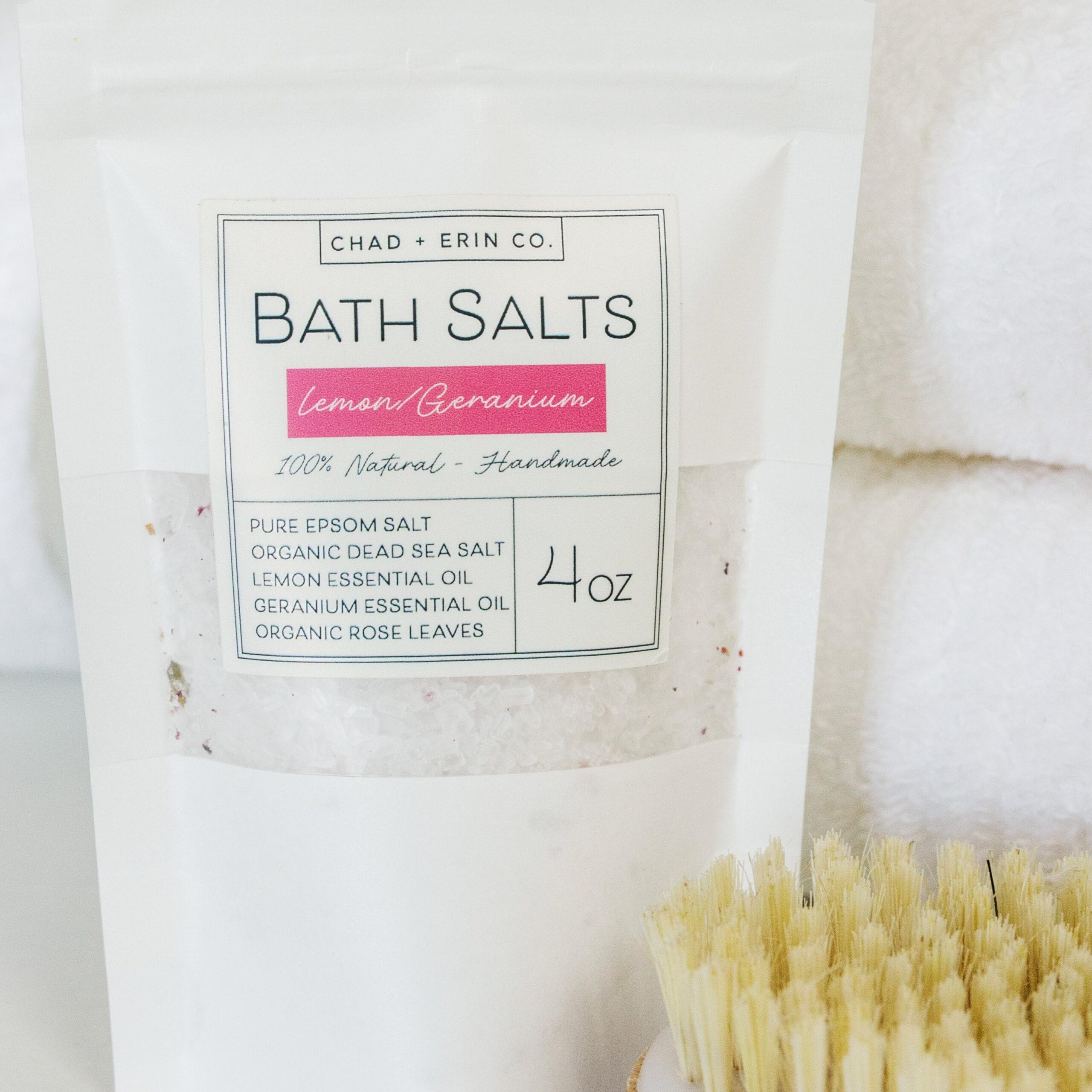 Geranium Bath Salts – 4oz