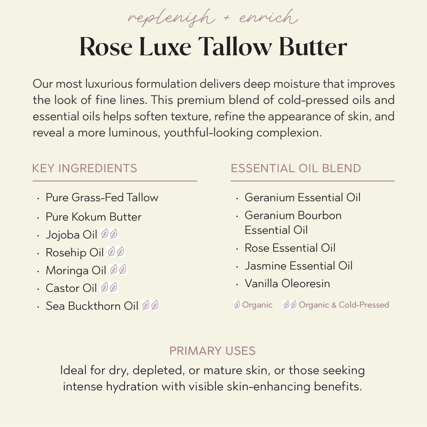 Rose Luxe Tallow Butter - Image 6