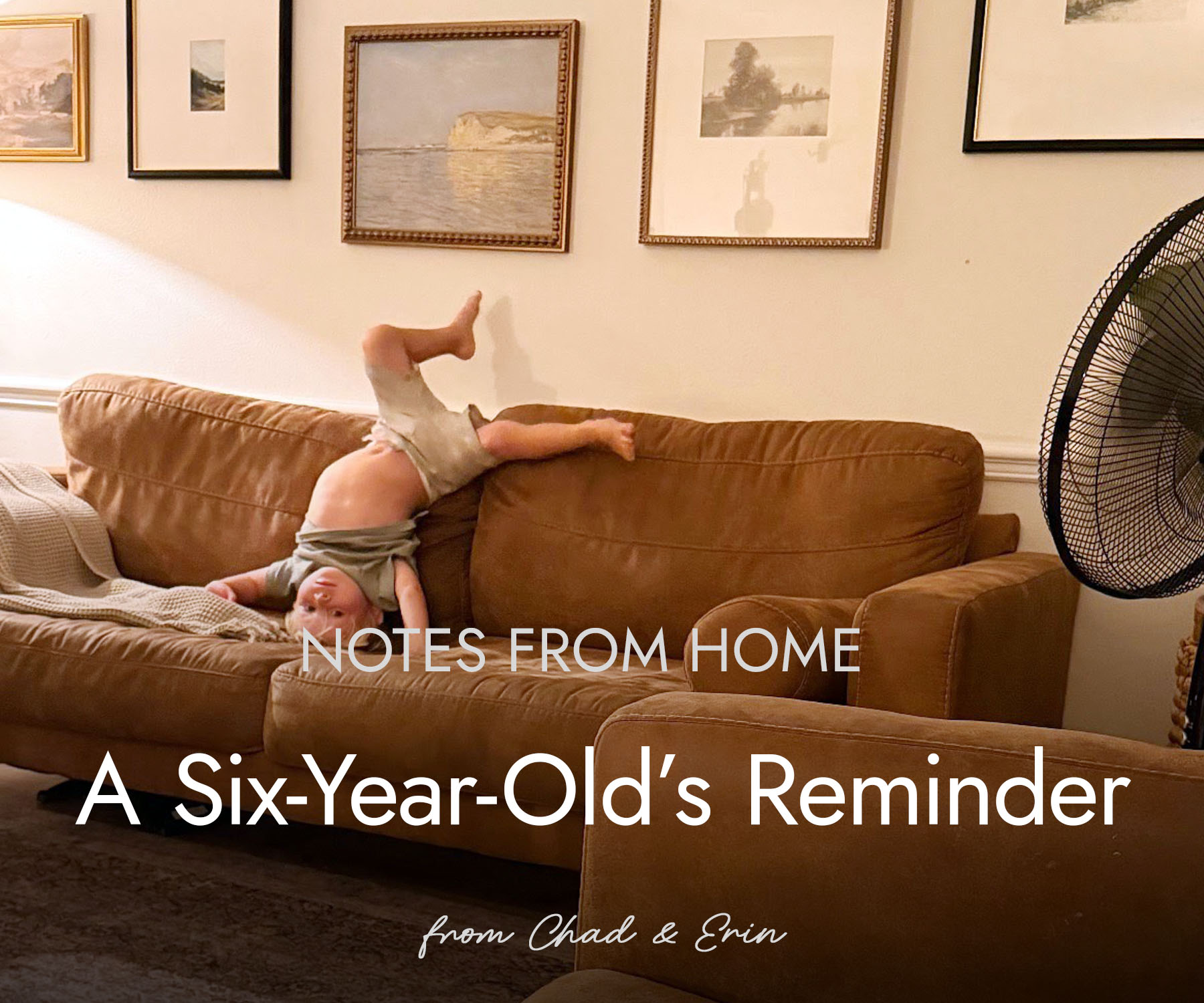 a six year old reminder