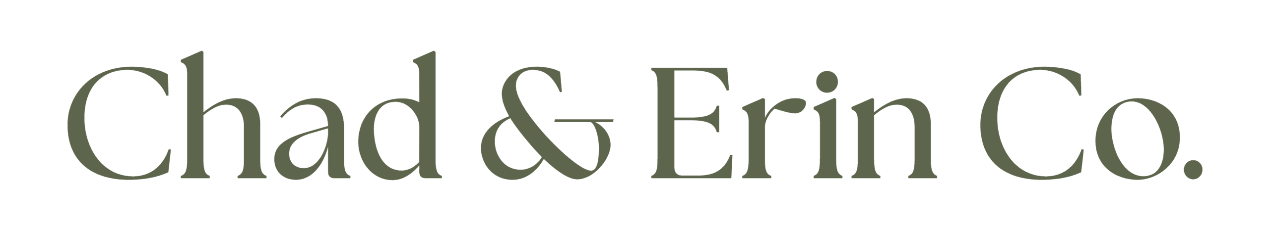 Chad & Erin Co Branding